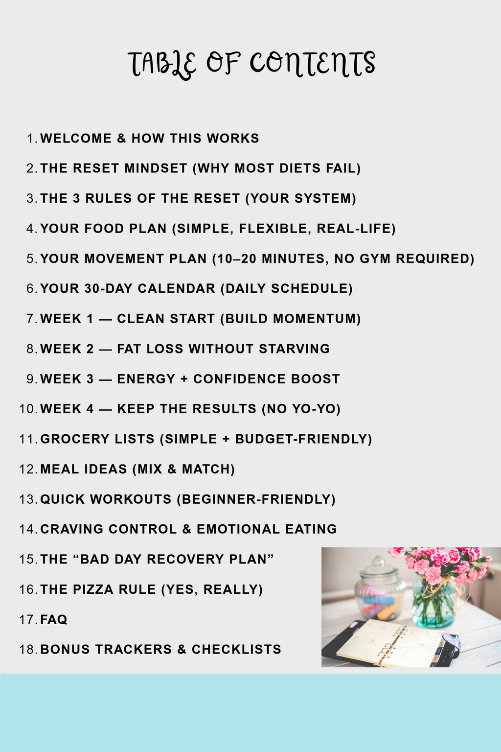 30-Day Reset — Lose Fat, Boost Energy & Feel Amazing (Without Giving Up Pizza)